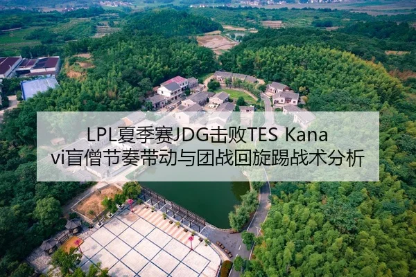 LPL夏季赛JDG击败TES Kanavi盲僧节奏带动与团战回旋踢战术分析